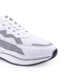 Shop Men's White & Grey Color Block Casual Shoes