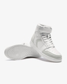 Shop Men's White & Grey Color Block High Top Sneakers-Design