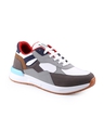 Shop Men's White & Grey Color Block Sneakers-Full