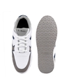 Shop Men's White & Grey Color Block Sneakers-Full
