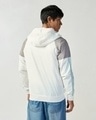 Shop Men's White & Grey Color Block Windcheater Jacket-Design