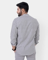 Shop Men's White & Grey Striped Shirt-Full