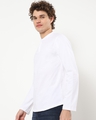 Shop Men's White Henley T-shirt-Design