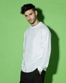 Shop Men's White Hindi Take Graphic Printed Oversized T-shirt-Design