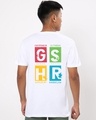 Shop Men's White Hogwarts GSHR Typography T-shirt-Design