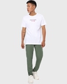 Shop Men's White Humanoid Graphic Printed T-shirt-Full