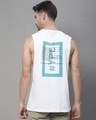 Shop Men's White Hype Typography Vest-Front
