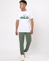 Shop Men's White Into The Wild Graphic Printed T-shirt-Full