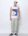 Shop Men's White Jawsome Graphic Printed Vest-Full