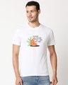 Shop Men's White Jiraiya Printed T-shirt-Front