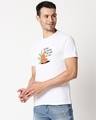 Shop Men's White Jiraiya Printed T-shirt-Full