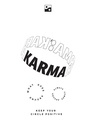 Shop Men's White Karma Circles Typography Vest