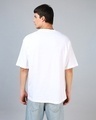 Shop Men's White Keep Listening Typography Oversized T-shirt-Design