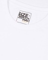 Shop Men's White Keep Listening Typography Plus Size T-shirt