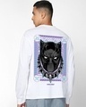 Shop Men's White King Black Panther Graphic Printed Oversized T-shirt-Design