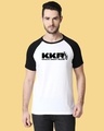 Shop Men's White KKR Batsman Typography T-shirt-Front
