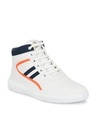 Shop Men's White Lace-Ups Mid Top Sneakers-Design