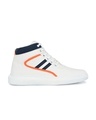 Shop Men's White Lace-Ups Mid Top Sneakers