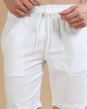 Shop Men's White Linen Shorts