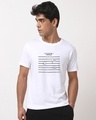 Shop Men's White List of Things Graphic Printed T-shirt-Front