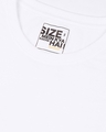 Shop Men's White Liste Typography Plus Size T-shirt