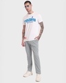 Shop Men's White Lookup Graphic Printed T-shirt-Full