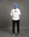 Shop Men's White Lost in Nowhere Graphic Printed Oversized T-shirt
