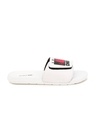 Shop Men's White Luffy Printed Velcro Sliders-Design