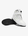 Shop Men's White Marvel Glow In Dark High Top Sneakers