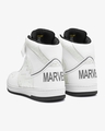 Shop Men's White Marvel Glow In Dark High Top Sneakers