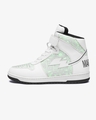 Shop Men's White Marvel Glow In Dark High Top Sneakers