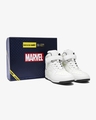 Shop Men's White Marvel Glow In Dark High Top Sneakers