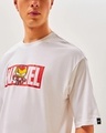 Shop Men's White Marvel Ironman Typography Oversized T-shirt