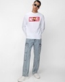 Shop Men's White Marvelous Ironman Graphic Printed Oversized T-shirt
