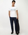Shop Men's White Matrix Graphic Printed T-shirt