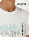 Shop Men's White Matrix Graphic Printed T-shirt