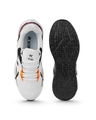 Shop Men's White Mesh Sports Shoes-Full