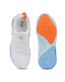 Shop Men's White Mesh Sports Shoes-Full