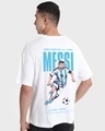 Shop Men's White Messi 2.7 Graphic Printed Oversized T-shirt-Design