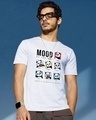 Shop Men's White MOTD Panda Graphic Printed T-shirt-Front