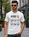 Shop Men's White MOTD Panda Graphic Printed T-shirt-Front