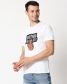 Shop Men's White Munde Cotton T-shirt-Full