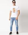 Shop Men's White My Six Pack Printed T-shirt