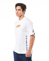 Shop Men's White Naruto Clone Graphic Printed Oversized T-shirt-Full