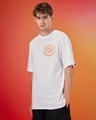 Shop Men's White Naruto Uzumaki Graphic Printed Oversized T-shirt-Full