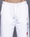 Shop Men's White Nasa Printed Relaxed Fit Joggers
