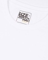 Shop Men's White Never Give Up Typography Plus Size T-shirt