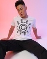 Shop Men's White Nine Tail Seal Printed T-shirt-Full