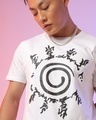 Shop Men's White Nine Tail Seal Printed T-shirt