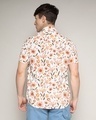 Shop Men's White & Orange All Over Floral Printed Shirt-Design